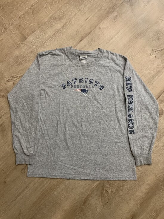 Vintage Y2K Lee Sport NFL New England Patriots Long Sleeve T-Shirt Men’s Large L - Picture 1 of 6